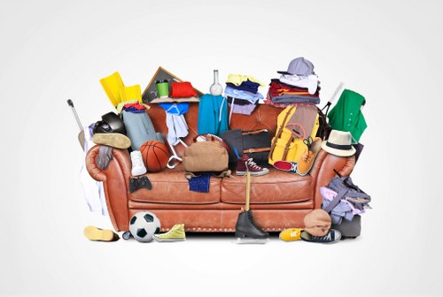 House clearance team at work in Wembley