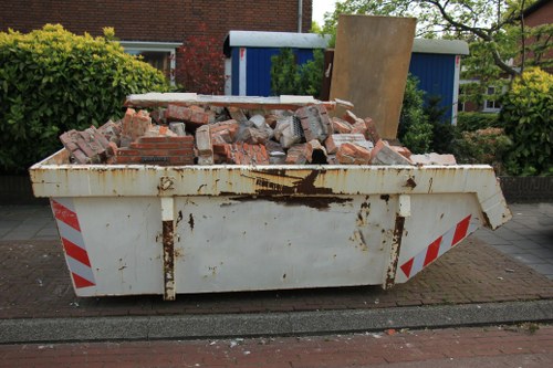 Professional team handling waste removal in Wembley