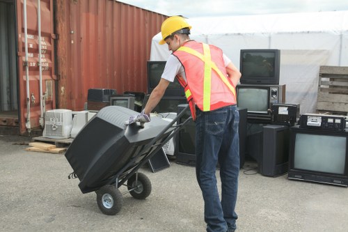 Eco-friendly rubbish clearance in a Wembley garage